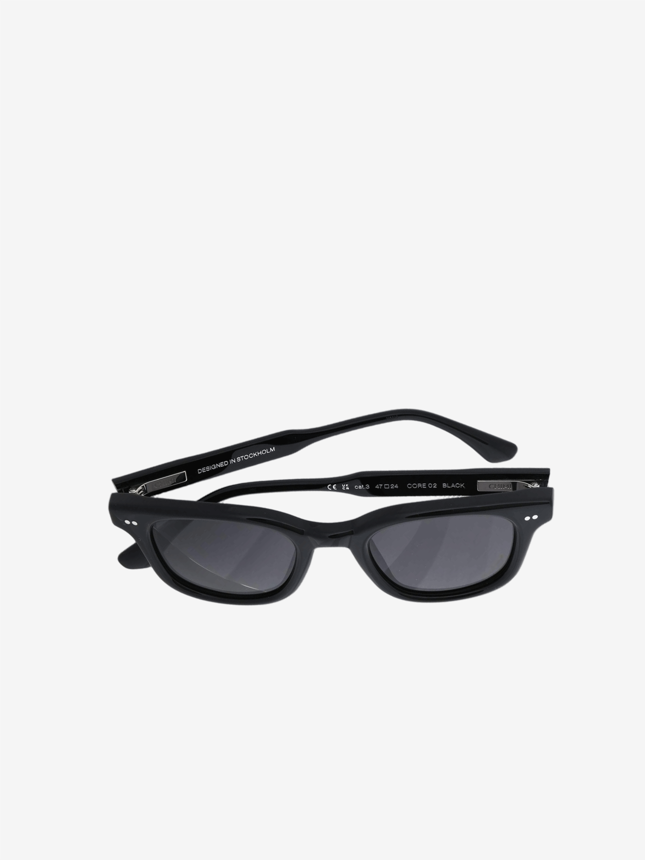 Black eyewear, front view