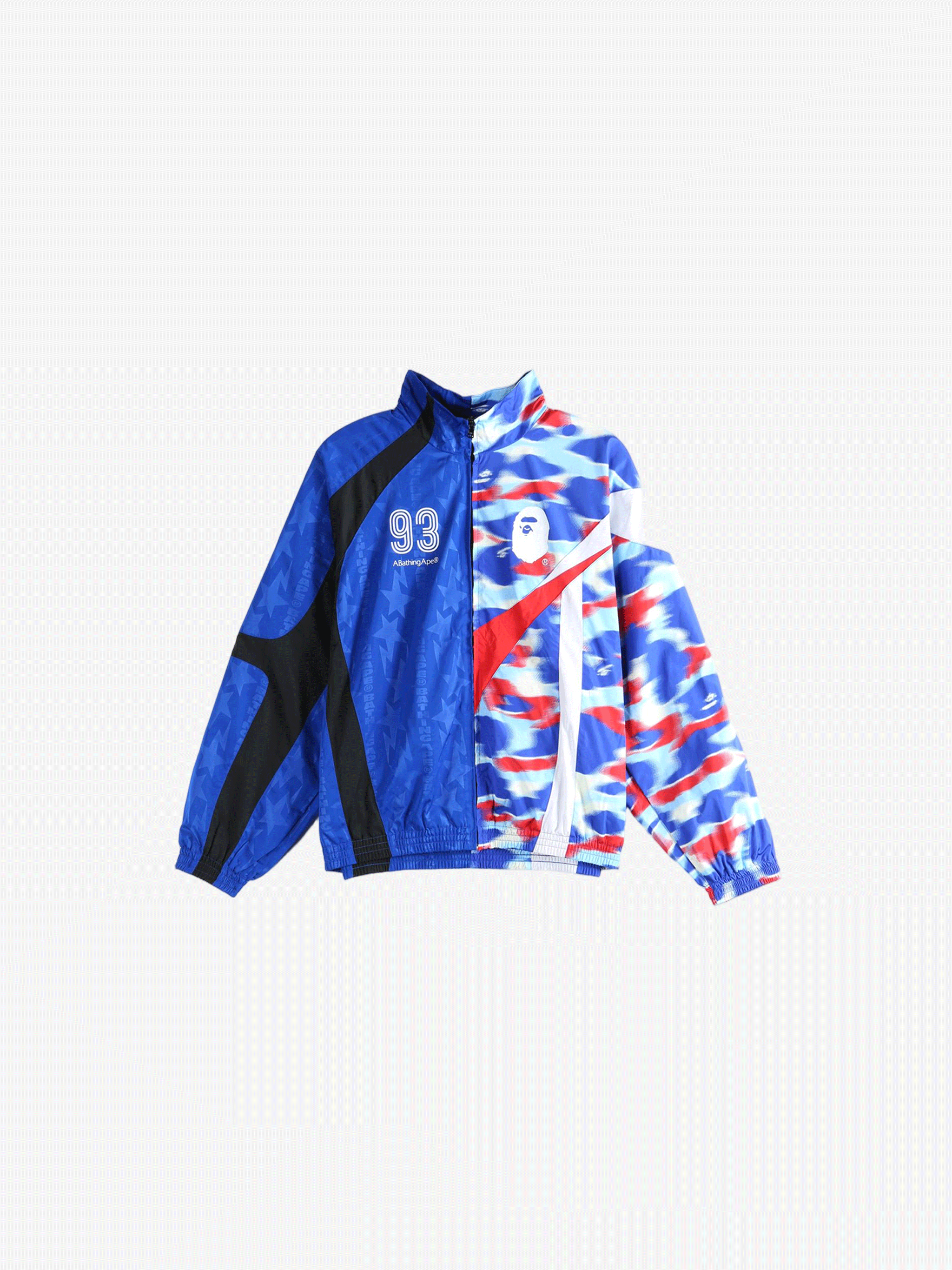 Blue jacket, front view
