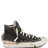 Black sneakers, front view