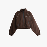 Brown jacket, front view