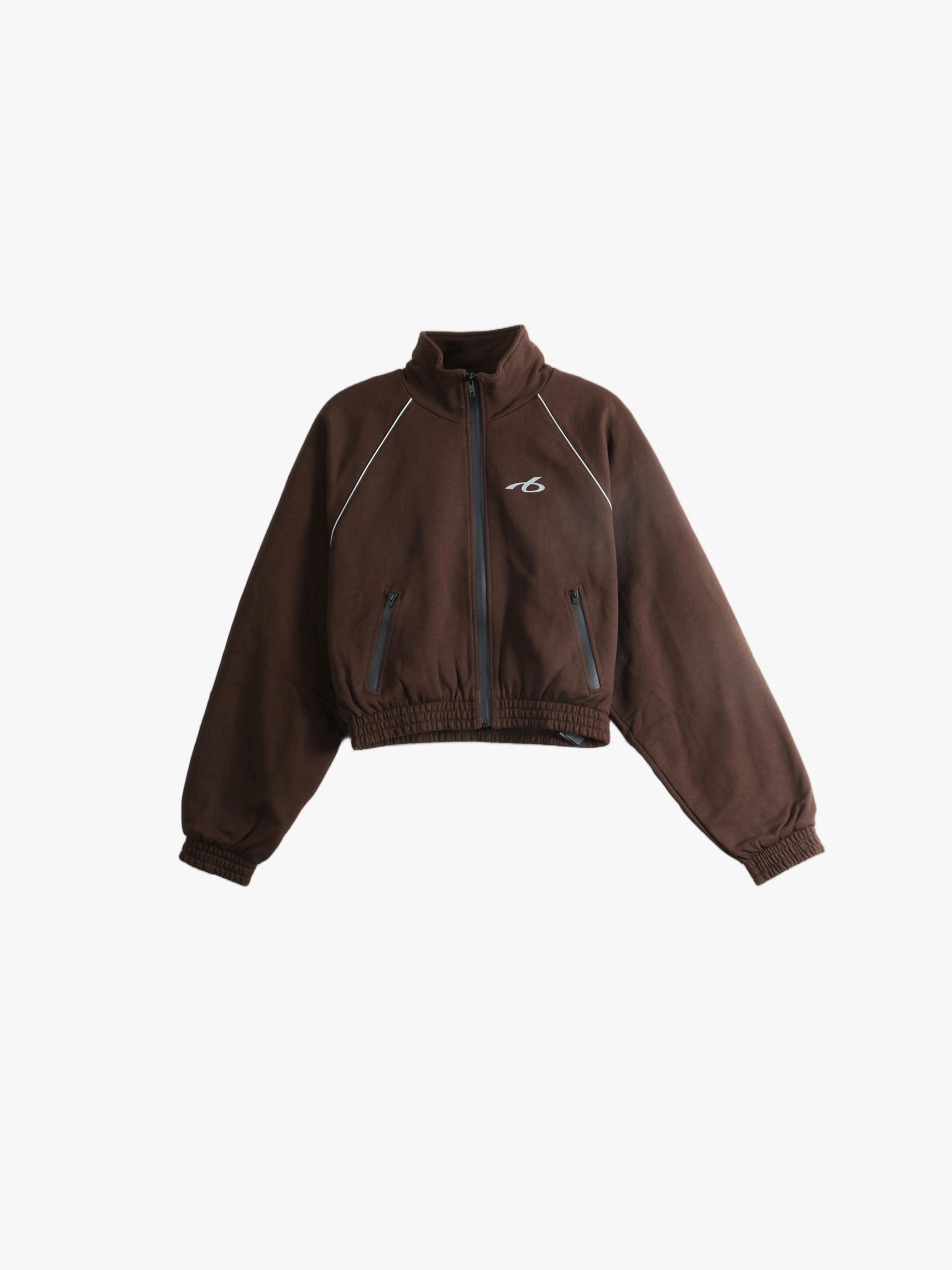 Brown jacket, front view