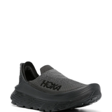 Black sneakers, side view
