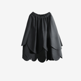 Black skirt, front view