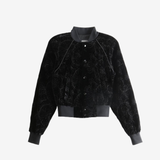 Black jacket, front view