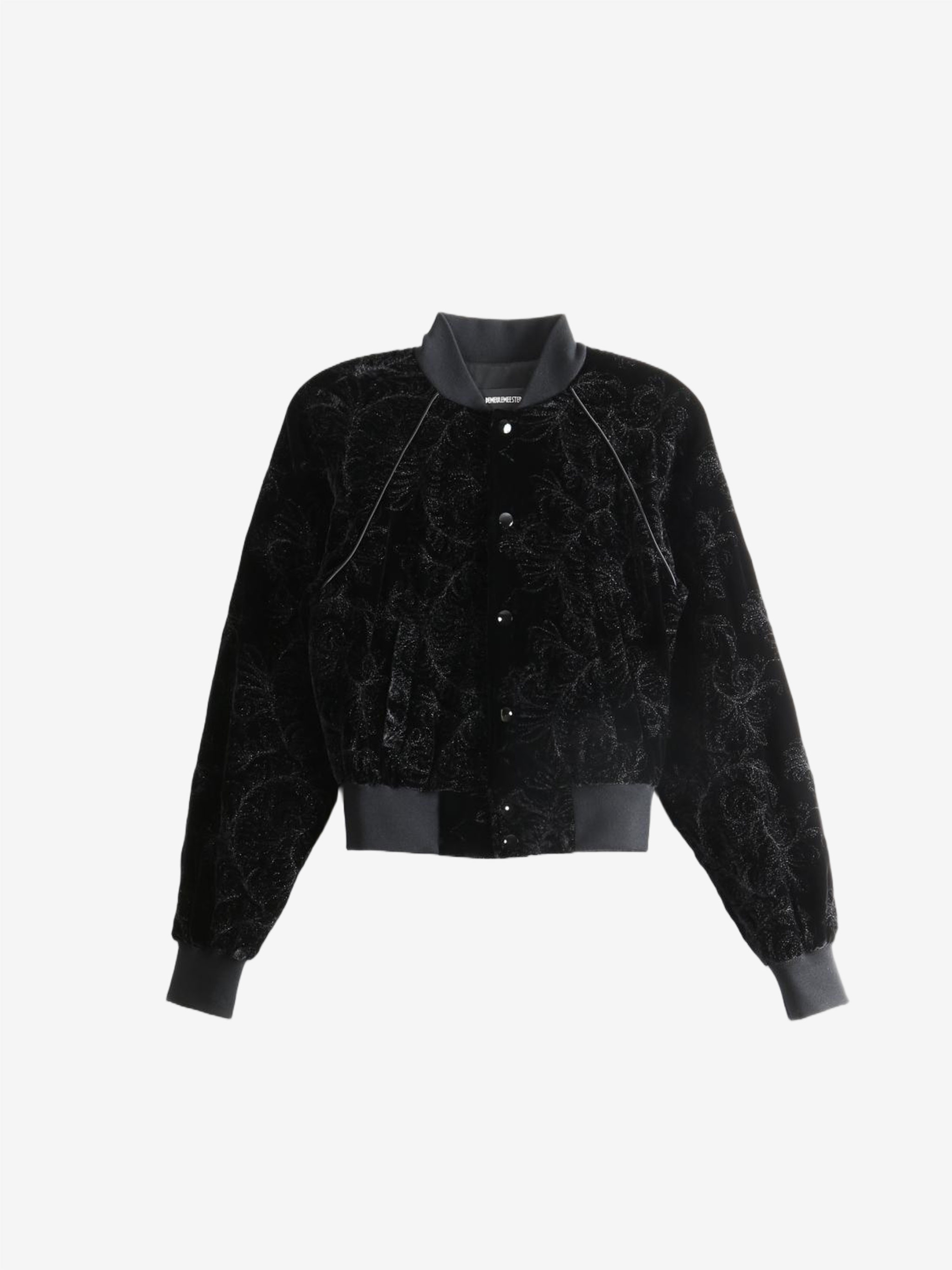 Black jacket, front view