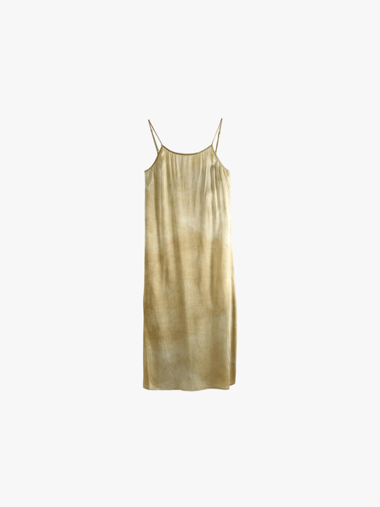 Tan dress, front view