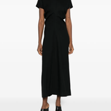 Black dress, full view