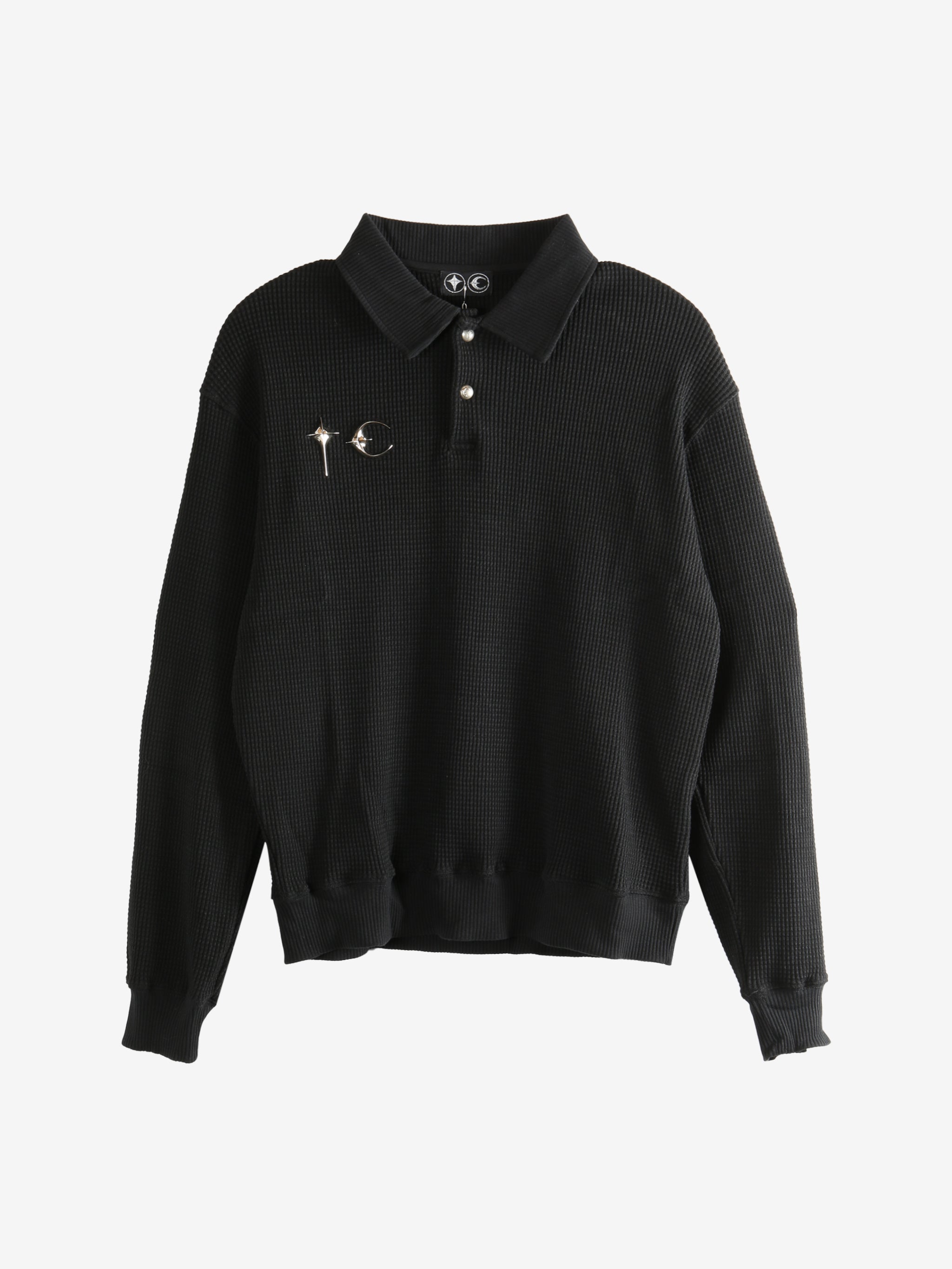 Black T-shirt, front view