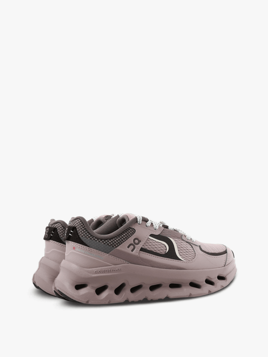 Purple shoes, side view