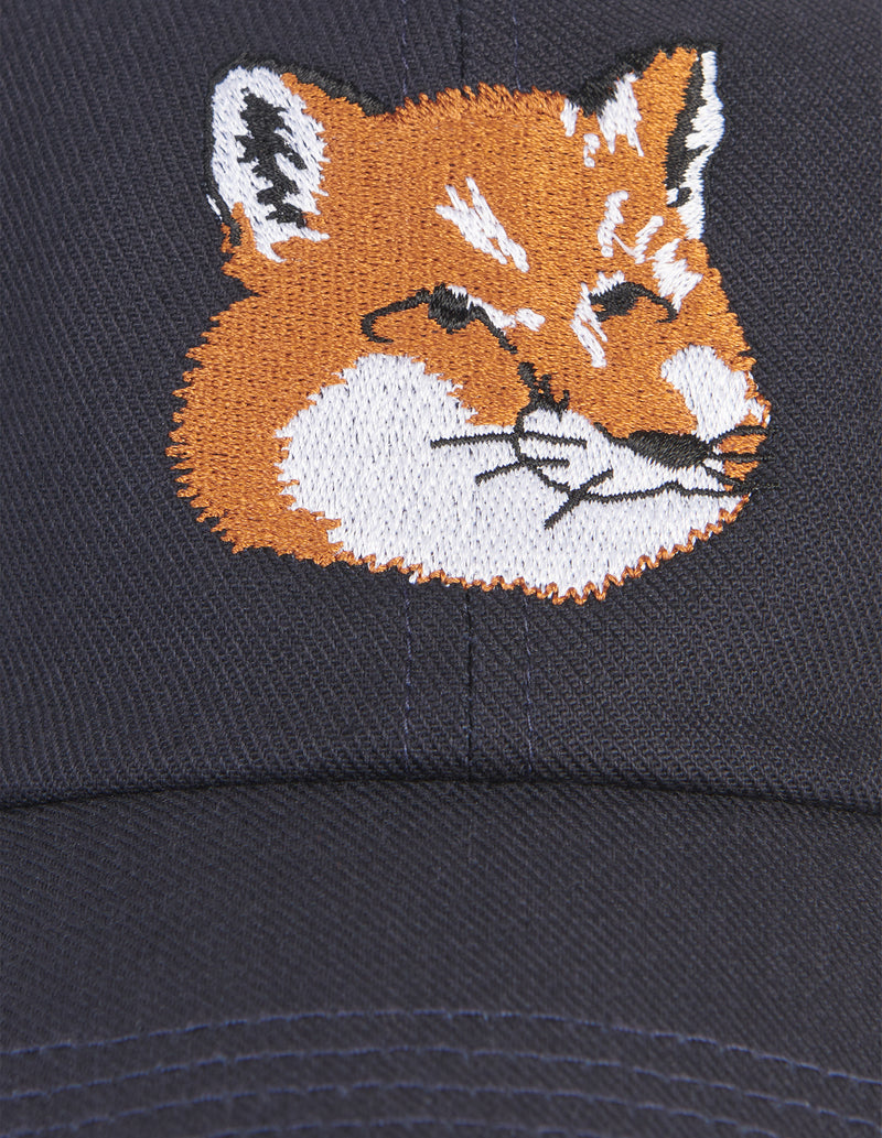 MAISON KITSUNE Unisex Large Fox Head Embroidery 6p Cap