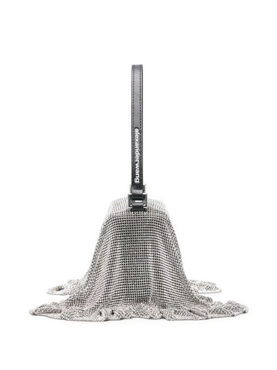 White bags, side view