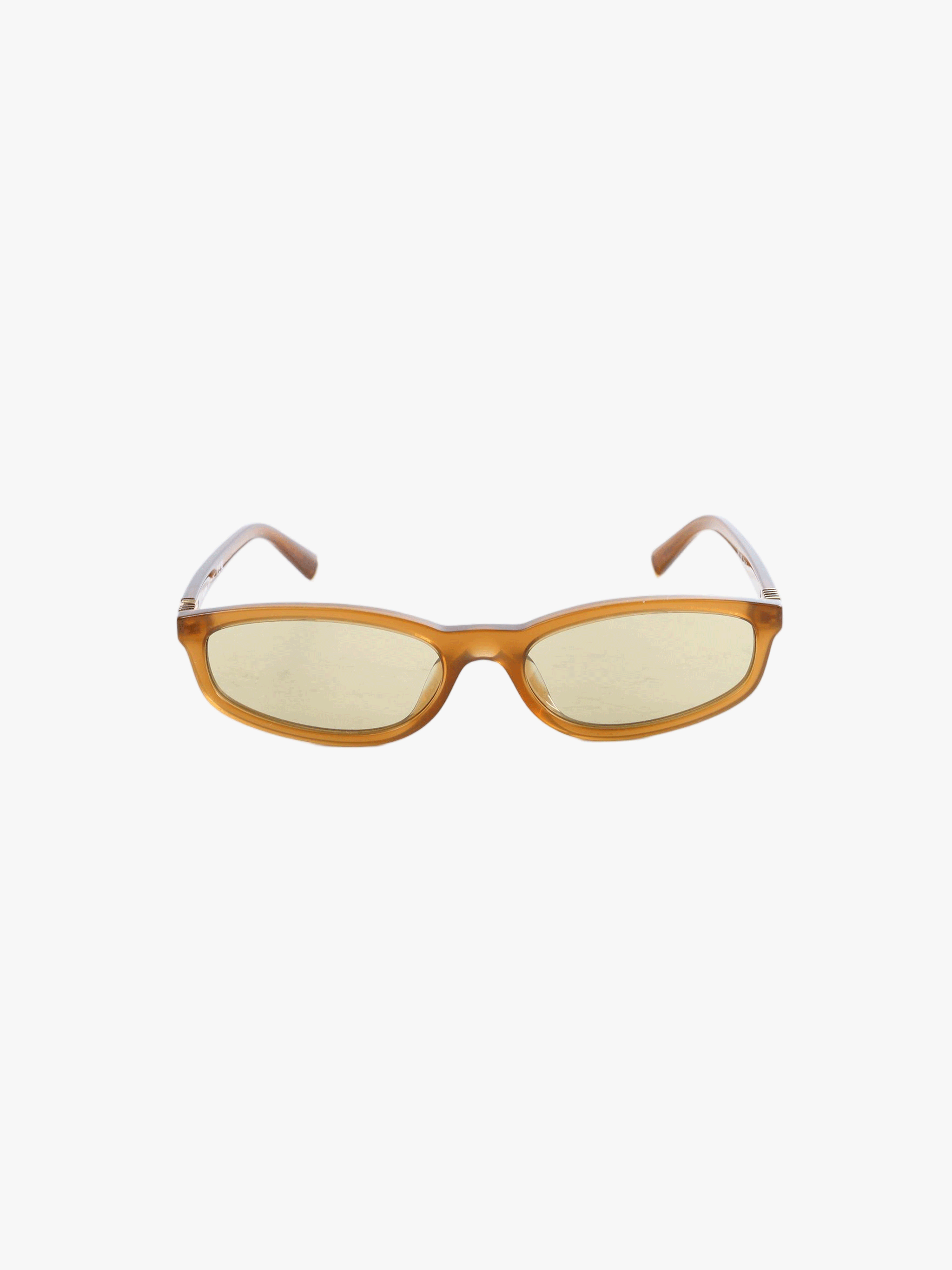 Yellow sunglasses, front view