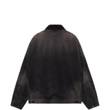Black jacket, back view
