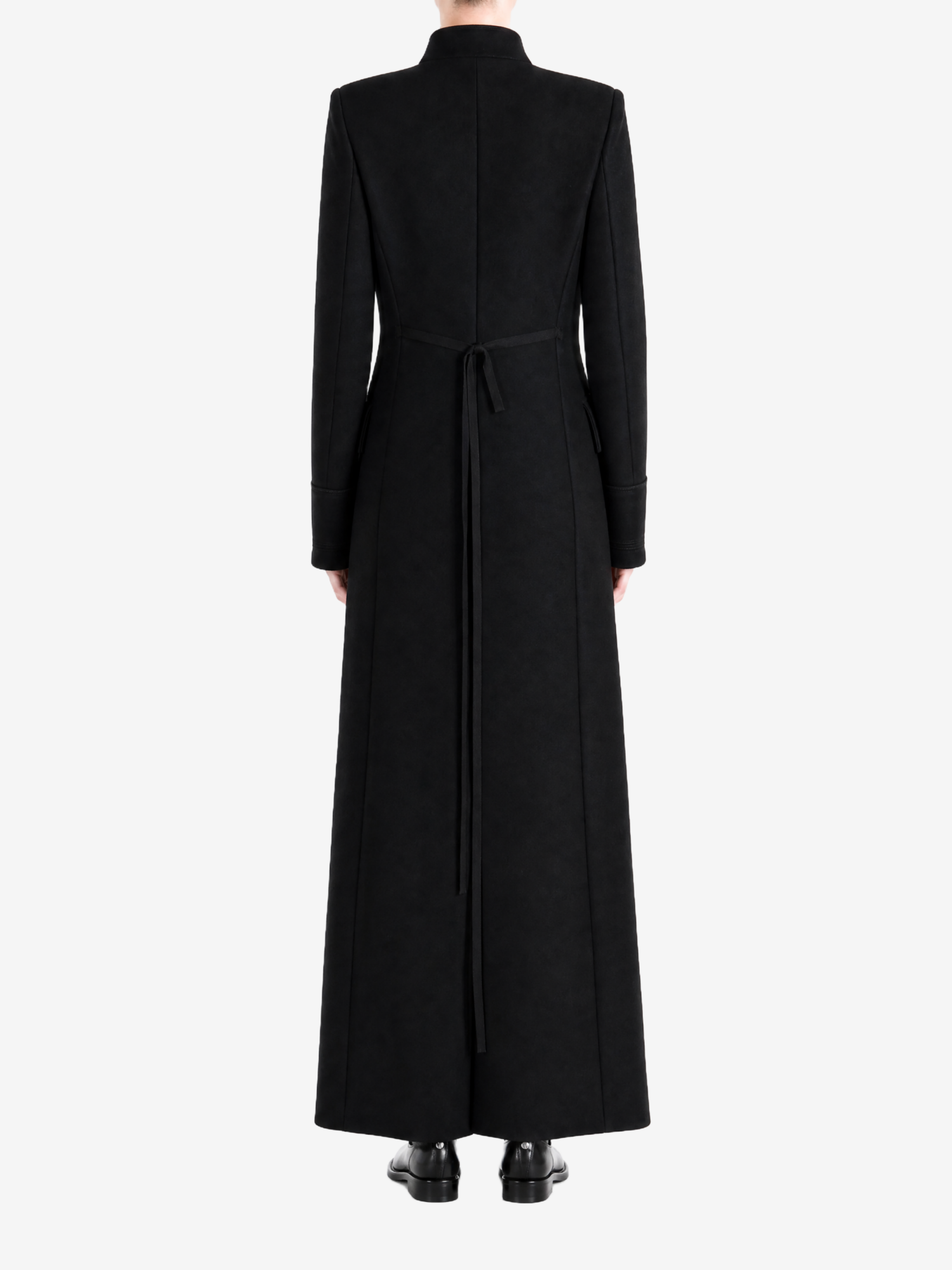 Black jacket, front view
