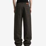 Brown pants, full body view