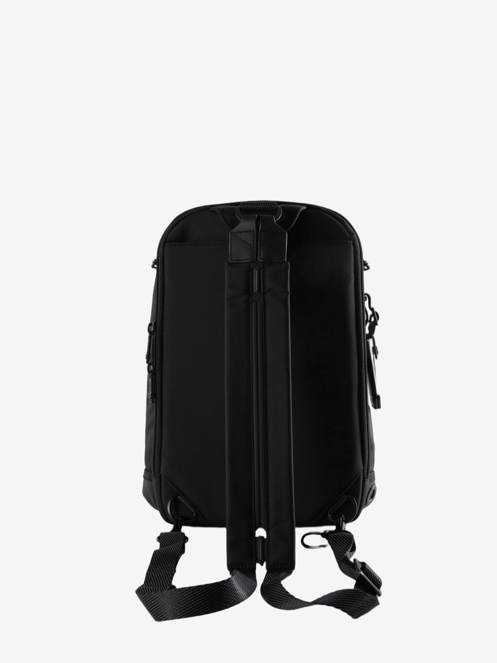 Black bag, back view