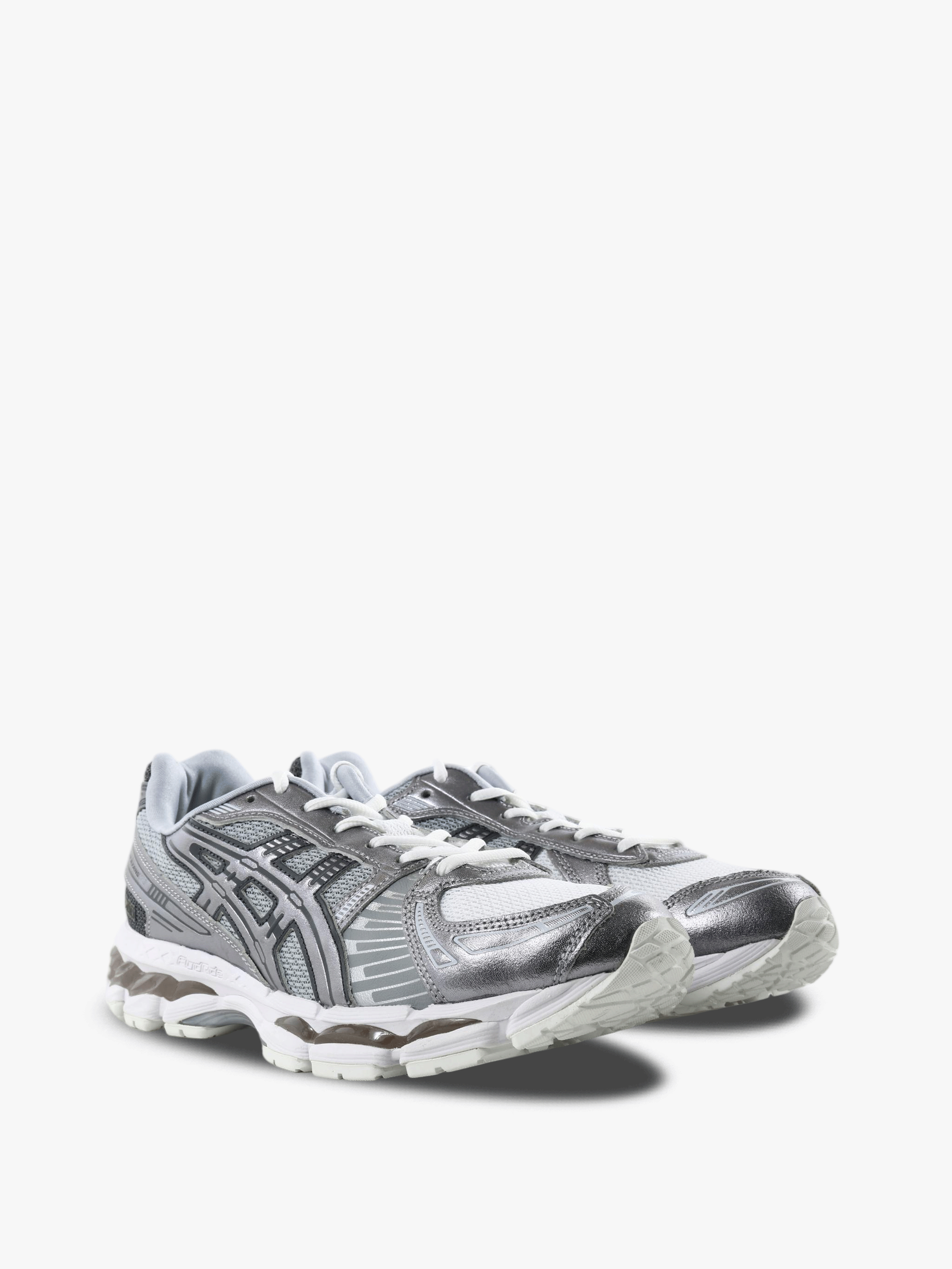 Grey shoes, front view