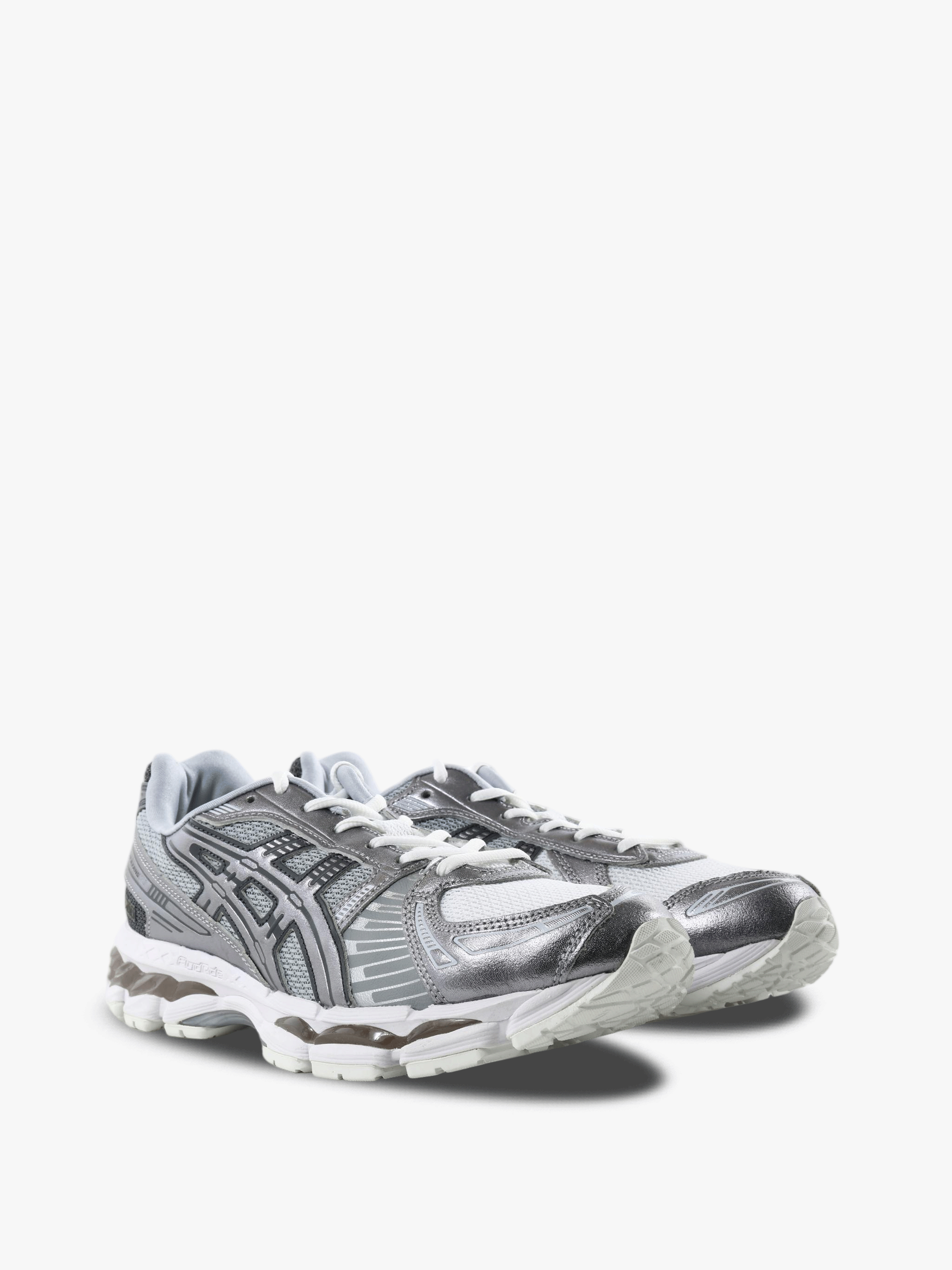 Grey shoes, front view