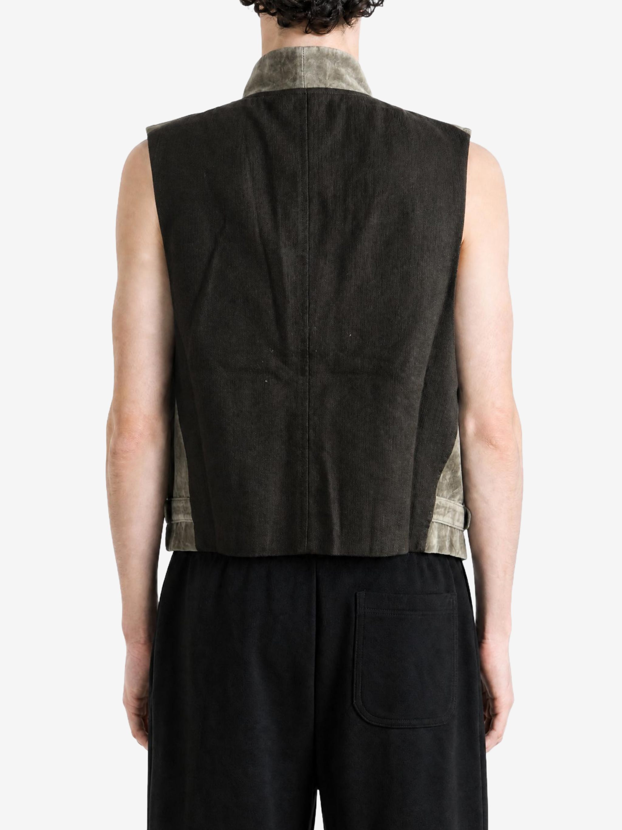 Green jacket, front view