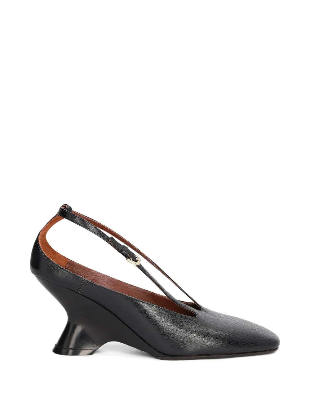Black shoes, side view