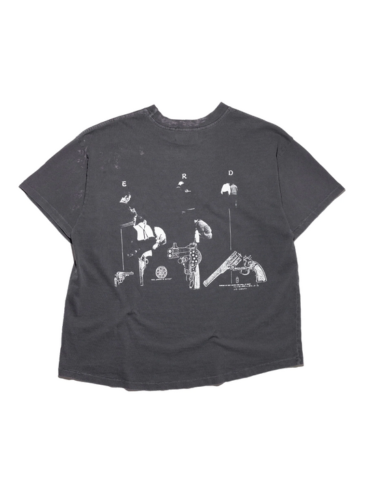 Black shirts,side view