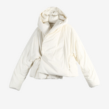 Tan jacket, front view