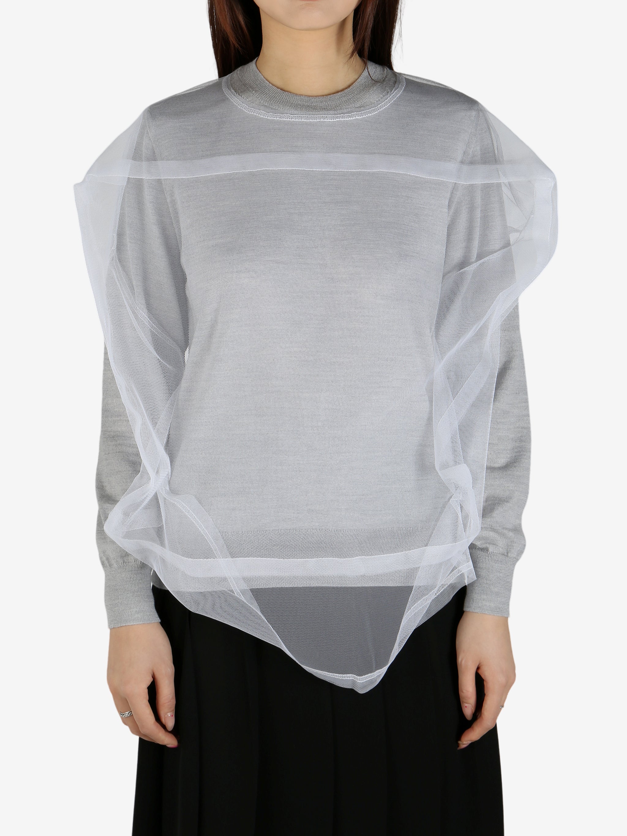semi transparent blouse