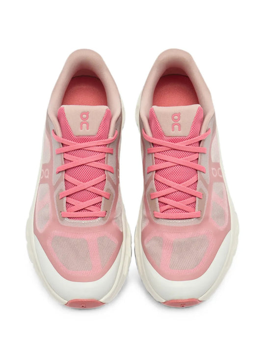 Pink shoes, front view