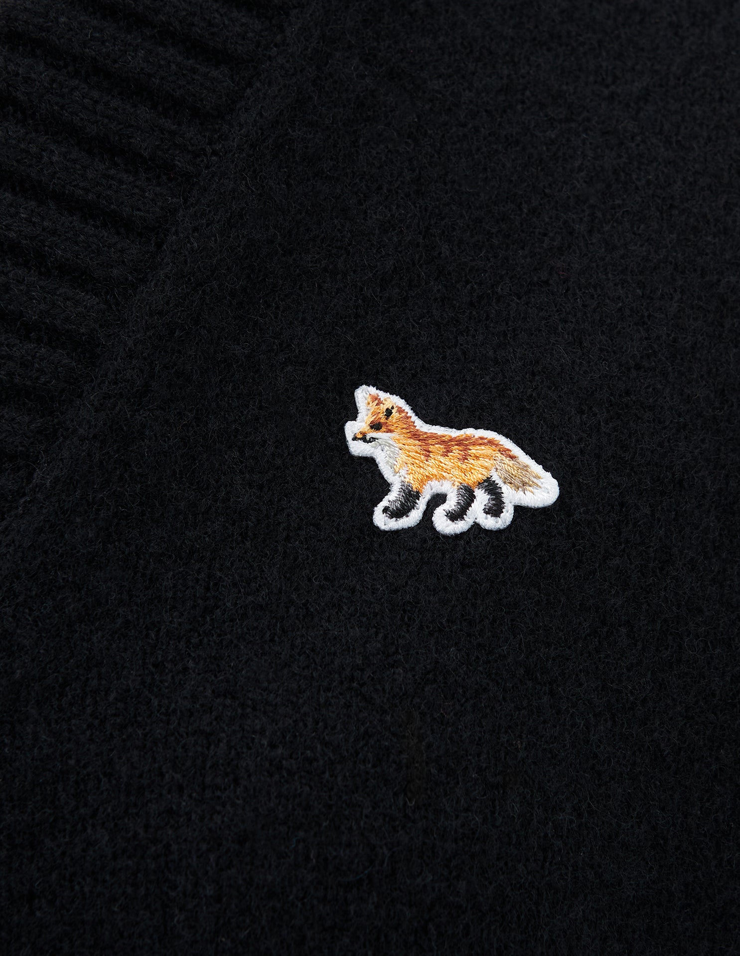 MAISON KITSUNE Women Baby Fox Patch Boxy Cardigan – Atelier New York