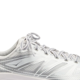 Close up of white sneaker