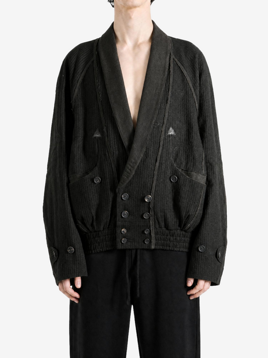 Black jacket, front view