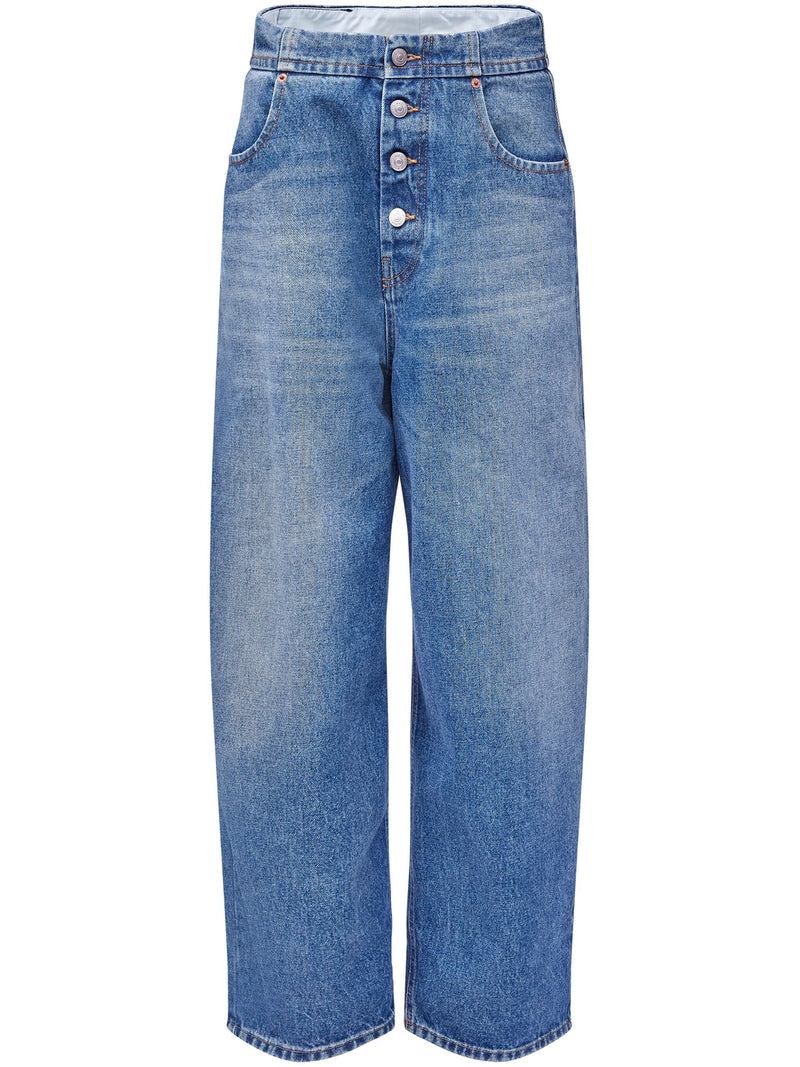 MM6 Maison Margiela - Women Blue Denim Trouser