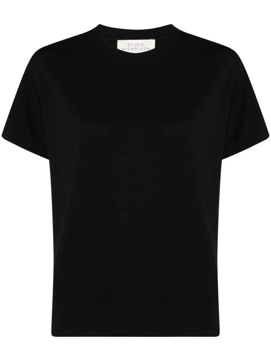 Black t-shirt, front view