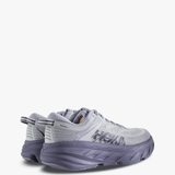 Purple shoes, back view