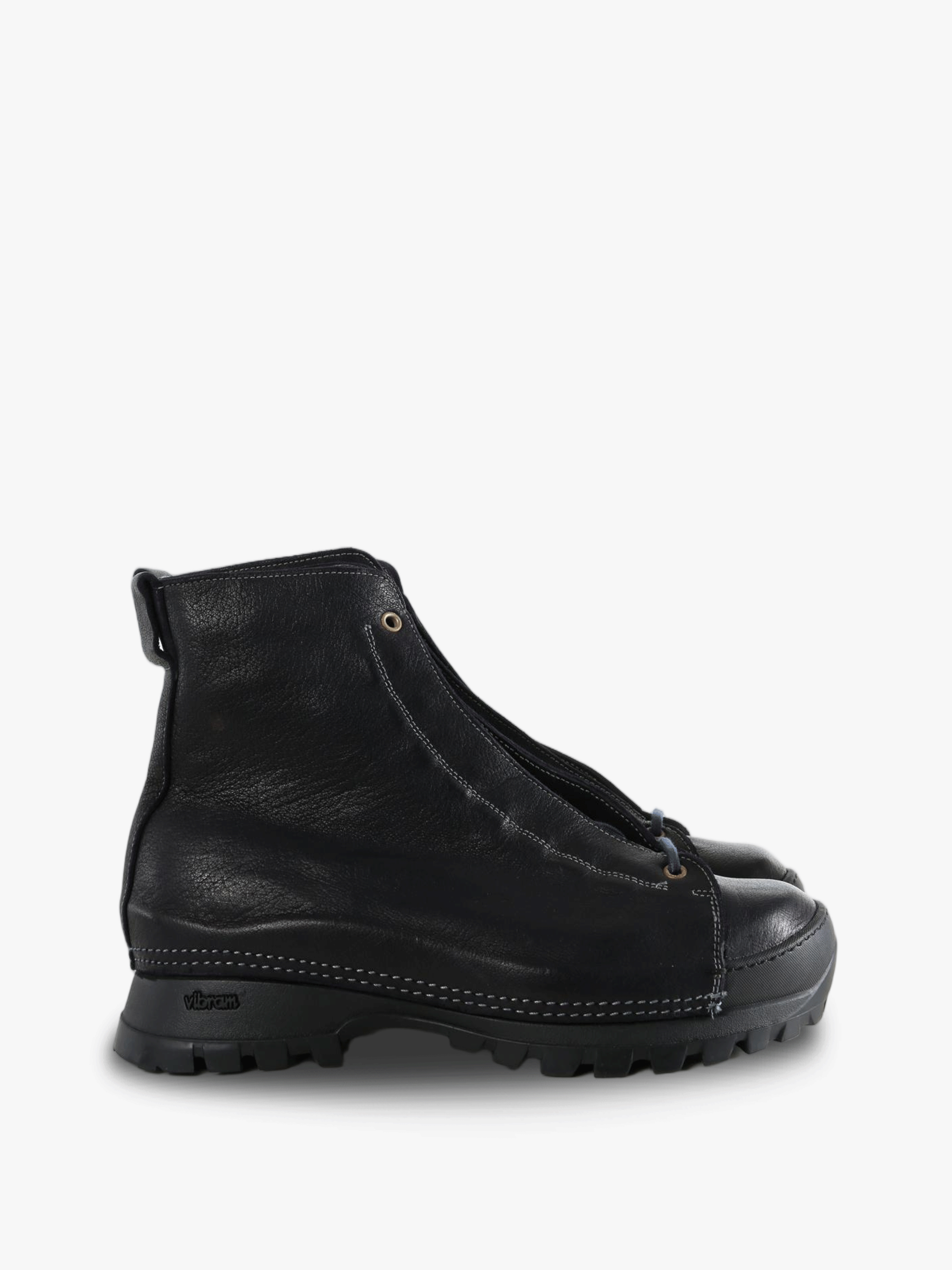 Black boots, side view