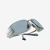 Blue sunglasses,front view