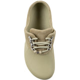 Green shoes, front view