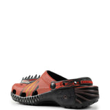 Orange shoes, front view