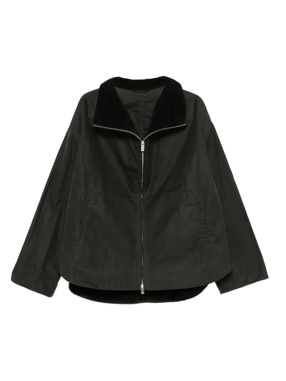 Green jacket, front view
