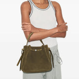 Green bag, front view