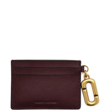 Burgundy accessories, front view