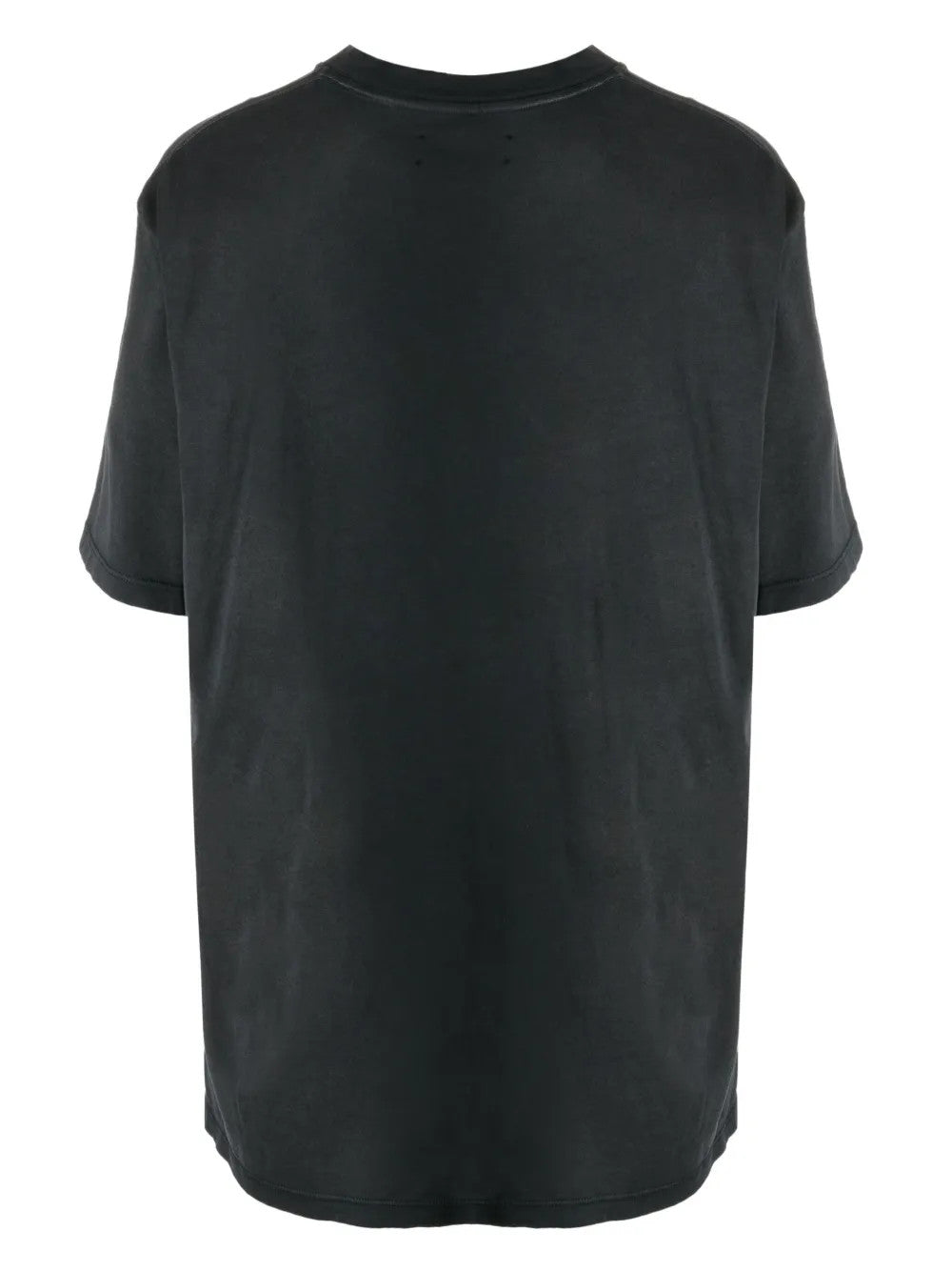 Black t-shirt, back view