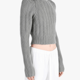 RICK OWENS - Women Cropped Con Top