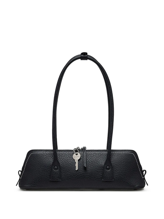 Black bag, back view