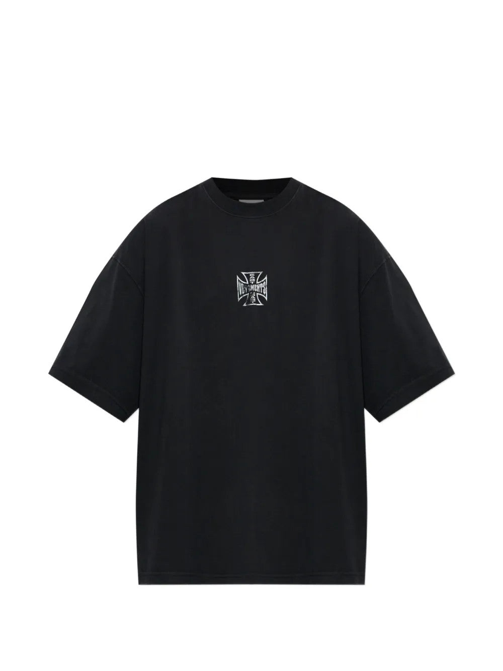 Black t-shirt, front view