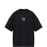 Black t-shirt, front view