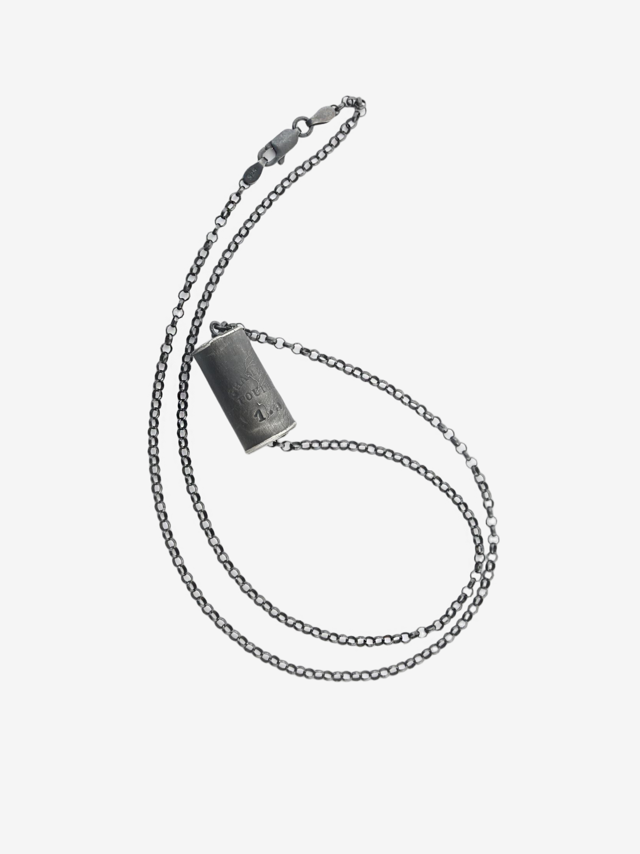 Grey jewelry, front view