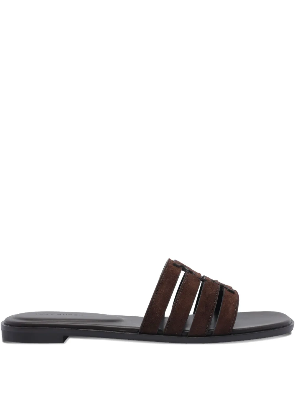 Brown flats, side view