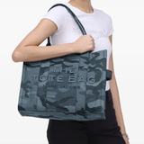 Blue bags, full body view