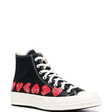 COMME DES GARCONS PLAY X CONVERSE - Chuck 70 Multi Heart High Top